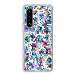CaseCompany Hibiscus Flowers: Sony Xperia 5 III Transparant Hoesje
