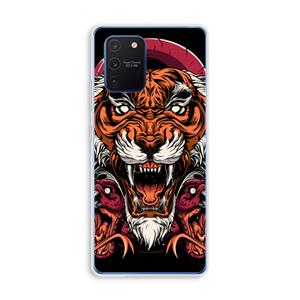 CaseCompany Tiger and Rattlesnakes: Samsung Galaxy Note 10 Lite Transparant Hoesje