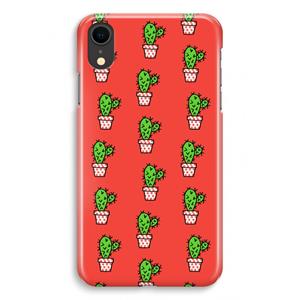 CaseCompany Mini cactus: iPhone XR Volledig Geprint Hoesje