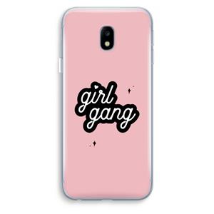 CaseCompany Girl Gang: Samsung Galaxy J3 (2017) Transparant Hoesje