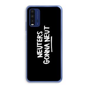 CaseCompany Neuters (zwart): Xiaomi Redmi 9T Transparant Hoesje