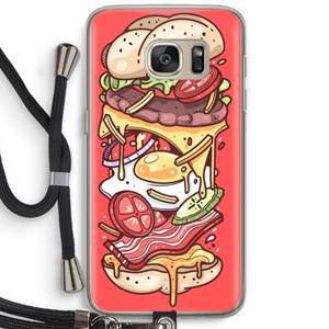 CaseCompany Diet Coke Please: Samsung Galaxy S7 Transparant Hoesje met koord