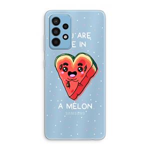 CaseCompany One In A Melon: Samsung Galaxy A52 Transparant Hoesje