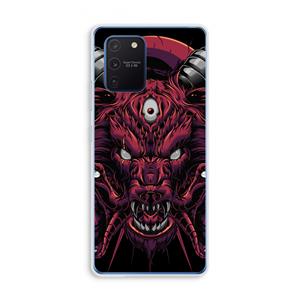 CaseCompany Hell Hound and Serpents: Samsung Galaxy Note 10 Lite Transparant Hoesje