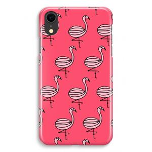 CaseCompany Flamingo: iPhone XR Volledig Geprint Hoesje