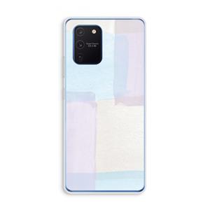 CaseCompany Square pastel: Samsung Galaxy Note 10 Lite Transparant Hoesje