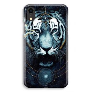 CaseCompany Darkness Tiger: iPhone XR Volledig Geprint Hoesje