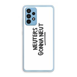 CaseCompany Neuters: Samsung Galaxy A52 Transparant Hoesje