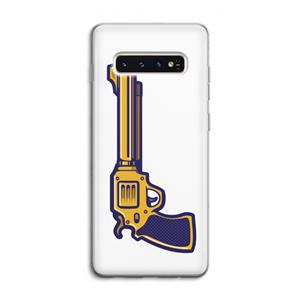 CaseCompany Pew Pew Pew: Samsung Galaxy S10 4G Transparant Hoesje
