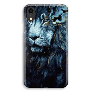CaseCompany Darkness Lion: iPhone XR Volledig Geprint Hoesje