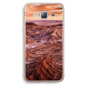 CaseCompany Mars: Samsung Galaxy J3 (2016) Transparant Hoesje