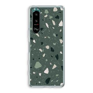 CaseCompany Terrazzo N°19: Sony Xperia 5 III Transparant Hoesje