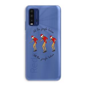 CaseCompany Jingle Ladies: Xiaomi Redmi 9T Transparant Hoesje