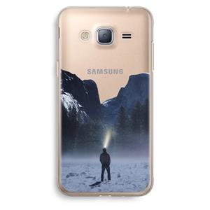 CaseCompany Wanderlust: Samsung Galaxy J3 (2016) Transparant Hoesje