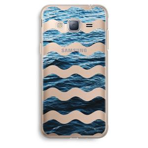 CaseCompany Oceaan: Samsung Galaxy J3 (2016) Transparant Hoesje