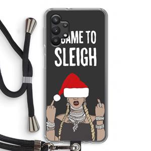 CaseCompany Came To Sleigh: Samsung Galaxy A32 5G Transparant Hoesje met koord