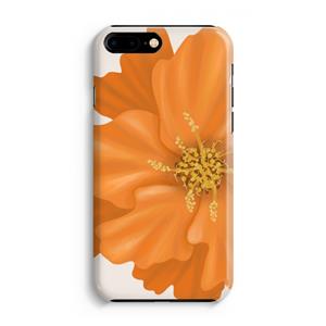 CaseCompany Orange Ellila flower: iPhone 8 Plus Volledig Geprint Hoesje