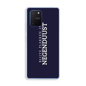 CaseCompany Blijve plakken in Negenduust: Samsung Galaxy Note 10 Lite Transparant Hoesje