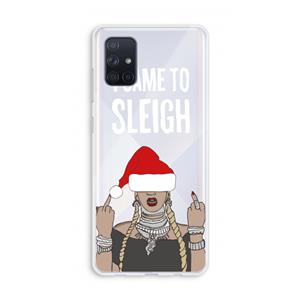 CaseCompany Came To Sleigh: Galaxy A71 Transparant Hoesje