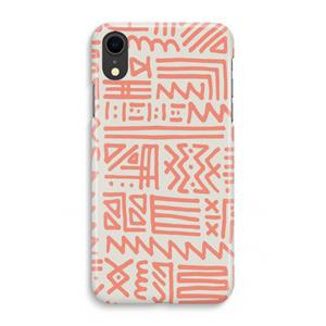 CaseCompany Marrakech Pink: iPhone XR Volledig Geprint Hoesje