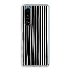 CaseCompany Stripes: Sony Xperia 5 III Transparant Hoesje