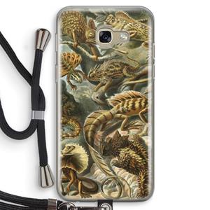 CaseCompany Haeckel Lacertilia: Samsung Galaxy A5 (2017) Transparant Hoesje met koord