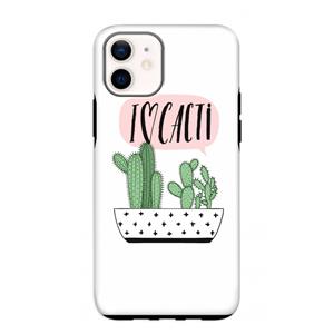 CaseCompany I love cacti: iPhone 12 mini Tough Case
