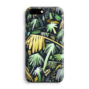 CaseCompany Tropical Palms Dark: iPhone 8 Plus Volledig Geprint Hoesje
