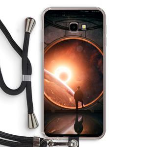 CaseCompany Ephemeral: Samsung Galaxy J4 Plus Transparant Hoesje met koord