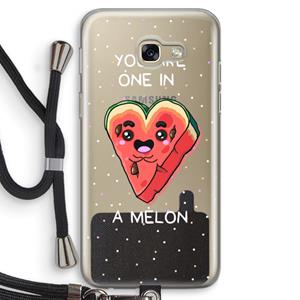 CaseCompany One In A Melon: Samsung Galaxy A5 (2017) Transparant Hoesje met koord