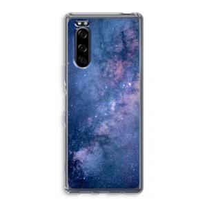 CaseCompany Nebula: Sony Xperia 5 Transparant Hoesje