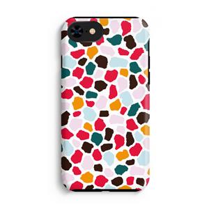 CaseCompany Colored Giraffe: iPhone SE 2020 Tough Case