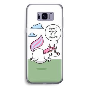 CaseCompany Unicorn: Samsung Galaxy S8 Plus Transparant Hoesje