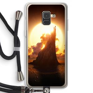 CaseCompany Children of the Sun: Samsung Galaxy A8 (2018) Transparant Hoesje met koord