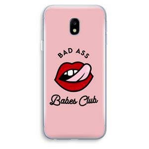 CaseCompany Badass Babes Club: Samsung Galaxy J3 (2017) Transparant Hoesje