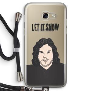 CaseCompany Let It Snow: Samsung Galaxy A5 (2017) Transparant Hoesje met koord