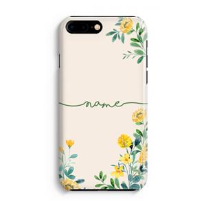 CaseCompany Gele bloemen: iPhone 8 Plus Volledig Geprint Hoesje