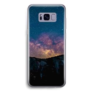 CaseCompany Travel to space: Samsung Galaxy S8 Plus Transparant Hoesje