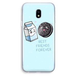 CaseCompany Best Friend Forever: Samsung Galaxy J3 (2017) Transparant Hoesje