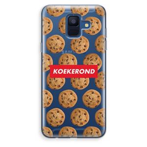 CaseCompany Koekerond: Samsung Galaxy A6 (2018) Transparant Hoesje