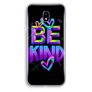CaseCompany Be Kind: Samsung Galaxy J3 (2017) Transparant Hoesje