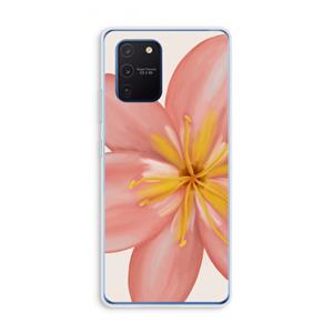CaseCompany Pink Ellila Flower: Samsung Galaxy Note 10 Lite Transparant Hoesje