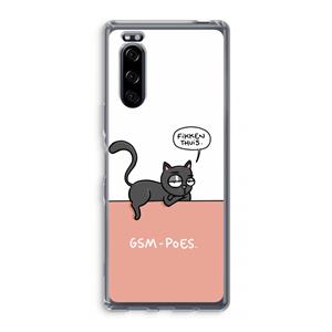 CaseCompany GSM poes: Sony Xperia 5 Transparant Hoesje