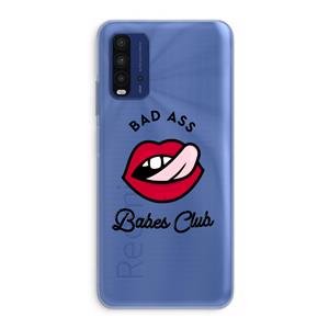 CaseCompany Badass Babes Club: Xiaomi Redmi 9T Transparant Hoesje