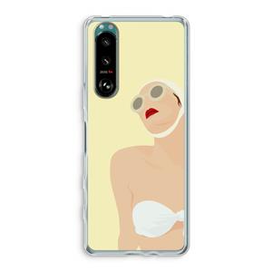 CaseCompany Summer: Sony Xperia 5 III Transparant Hoesje