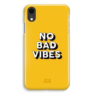CaseCompany No Bad Vibes: iPhone XR Volledig Geprint Hoesje