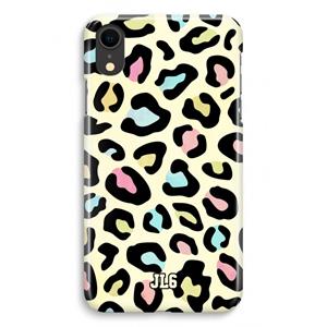 CaseCompany Leopard pattern: iPhone XR Volledig Geprint Hoesje