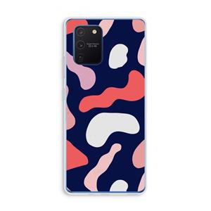 CaseCompany Memphis Shapes Pink: Samsung Galaxy Note 10 Lite Transparant Hoesje