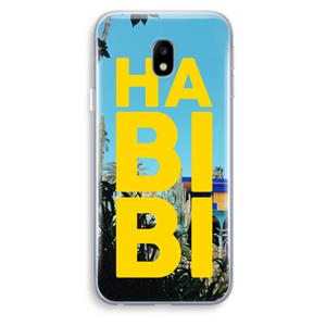 CaseCompany Habibi Majorelle : Samsung Galaxy J3 (2017) Transparant Hoesje