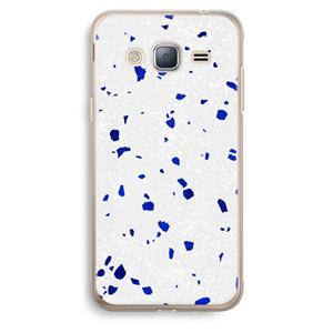 CaseCompany Terrazzo N°5: Samsung Galaxy J3 (2016) Transparant Hoesje